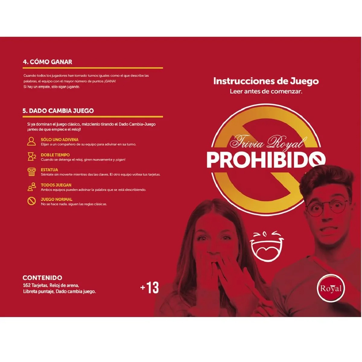 Juegos en caja Trivia Prohibido - Royal - Imagen 3