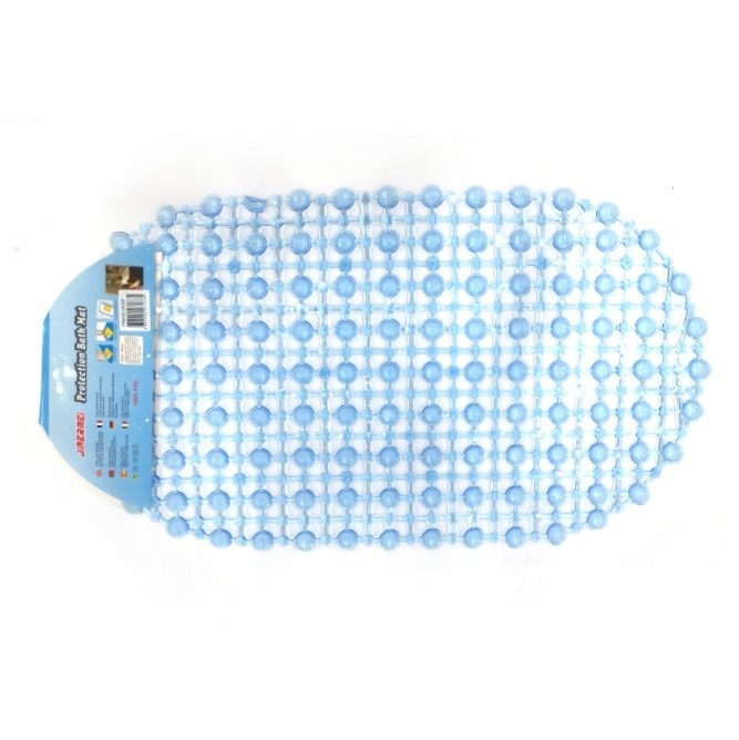 Alfombra De Baño Pvc Con Ventosa Ovalada Jirermei