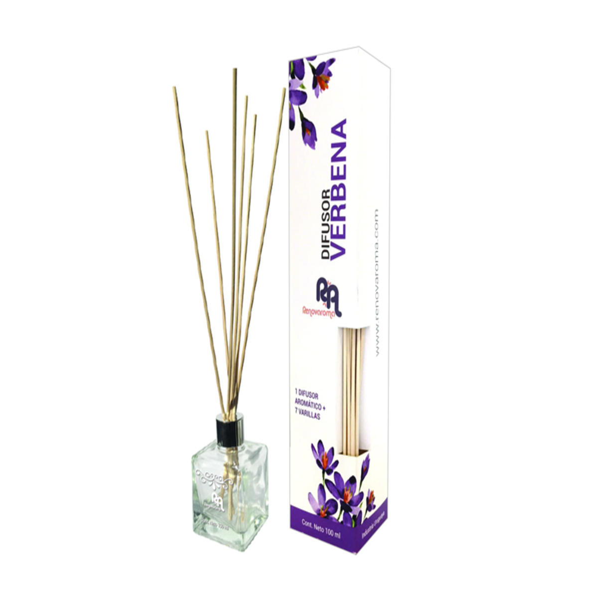 Difusor De Aroma con Varillas Renovaroma 100ml - Imagen 6