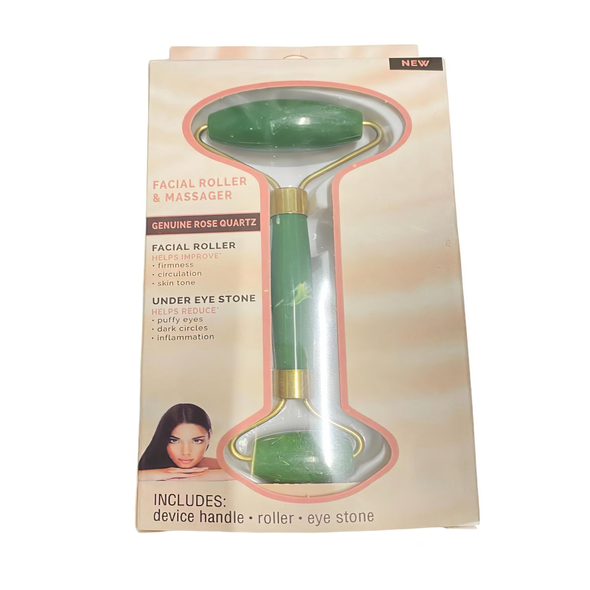 Rodillo Masajeador Facial Antiestrés Y Antiarrugas (rodillo de plastico)
