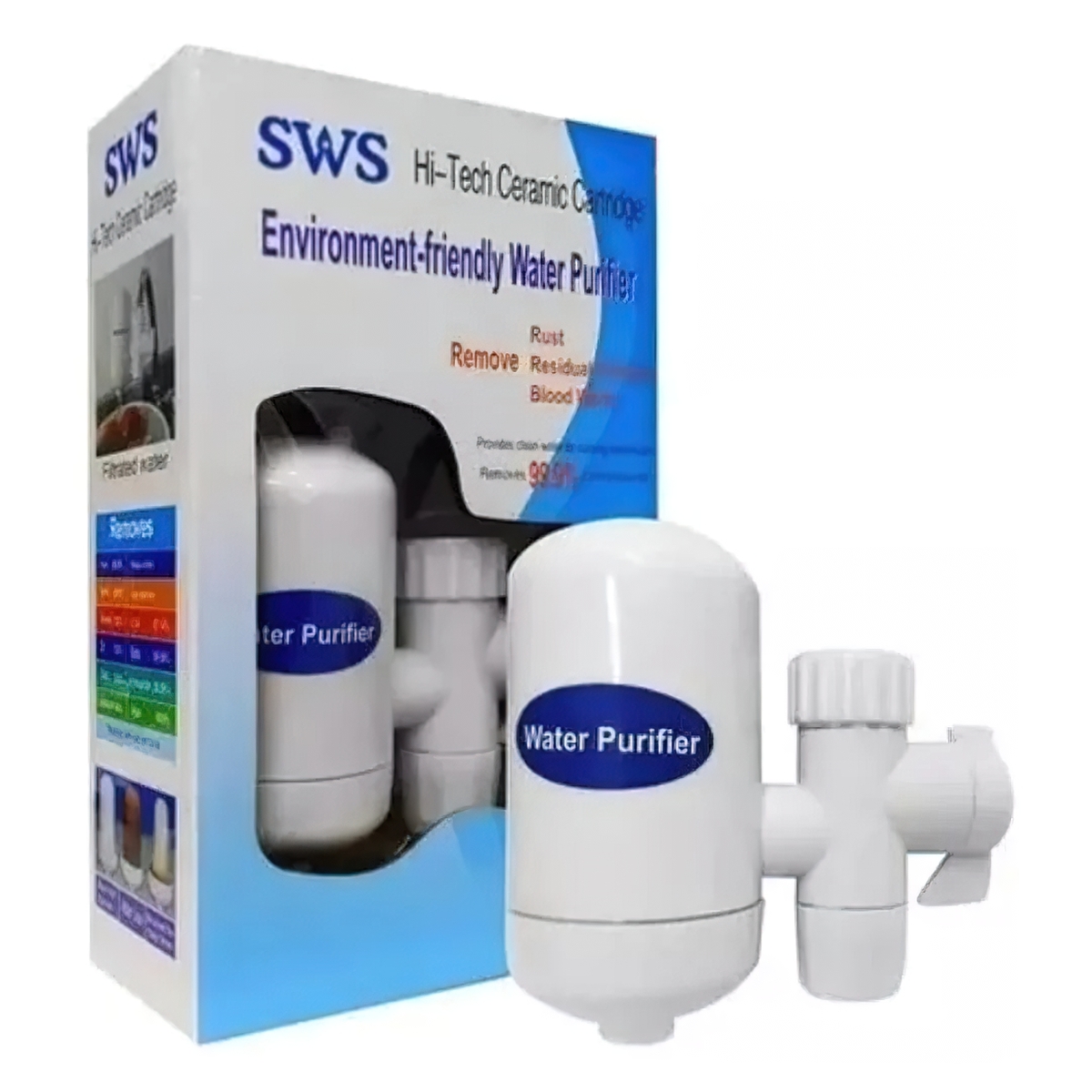 Filtro purificador de agua SWS fregadero giratorio de 360 - Imagen 4