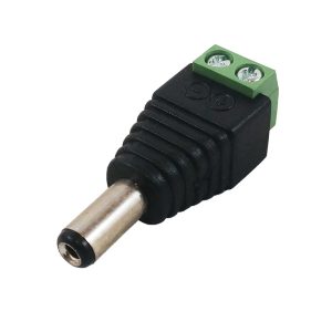 Conector Ficha 12v CCTV Macho 2.1mm