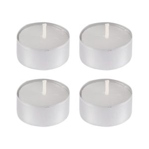 Vela mini con chapita x1 Blanca