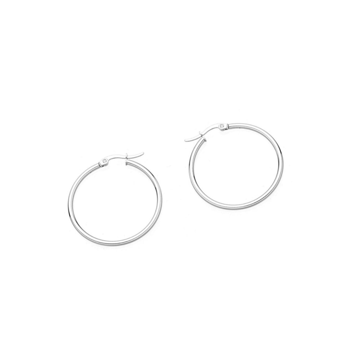 Caravanas Aros Acero Quirurgico 3cm