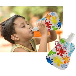 Botella Plegable Con Diseño