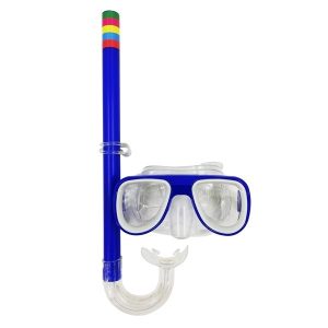 Snorkel y máscara para niños, varios colores, en bolsa