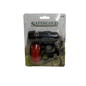 Set de linterna led y picapica para bicicleta