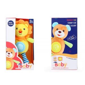 LEON DE PELUCHE INTERACTIVO CON LUZ Y SONIDO HIPOALERGÉNICO