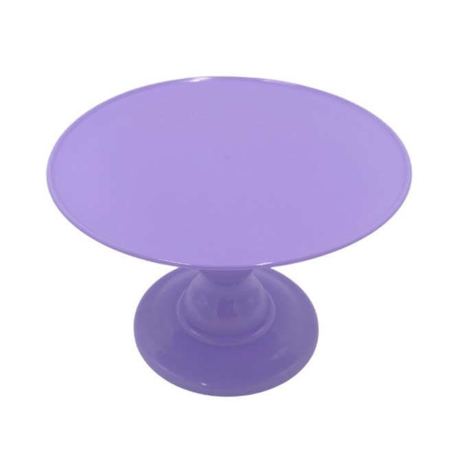 Base para tortas con pie de plastico 27cm varios colores