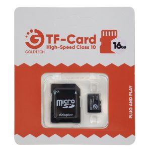 TARJETA DE MEMORIA MICRO SD GOLDTECH 16GB CLASE 10 CON ADAPTADOR JTMICRO310