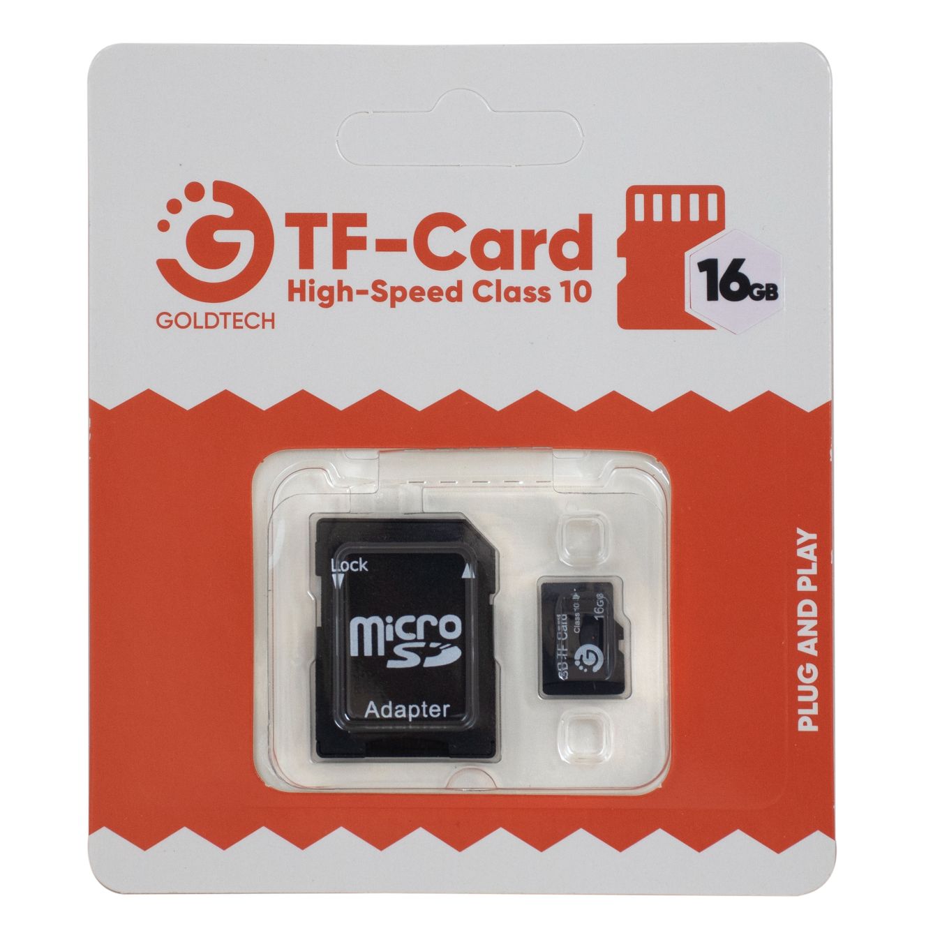TARJETA DE MEMORIA MICRO SD GOLDTECH 16GB CLASE 10 CON ADAPTADOR JTMICRO310