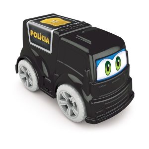Camión ruedas libres ojos policía en bolsa