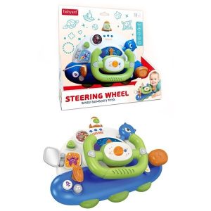 Juego didáctico volante con luz y sonido en caja BABYARD