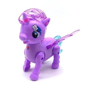 Juego de arrastre unicornio con luz y sonido en bolsa varios colores