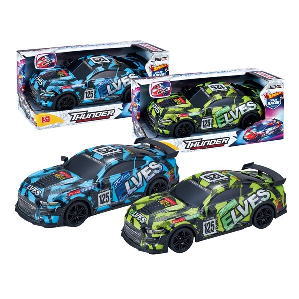 Auto a fricción con luz y sonido, varios colores, en caja