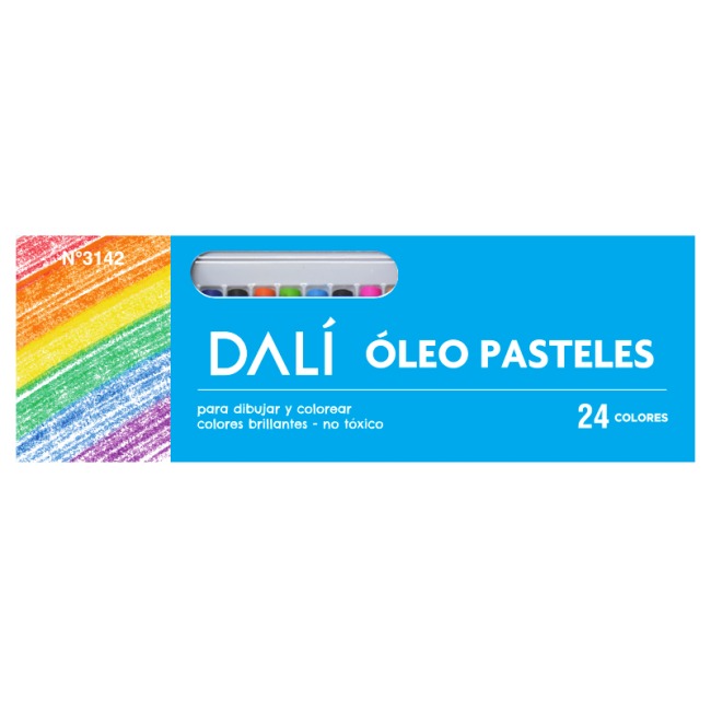 Oleo Pastel 24 colores dali