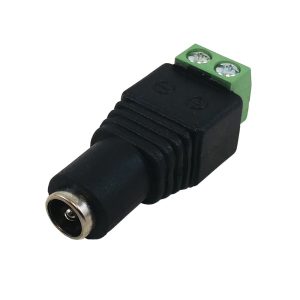 Conector Ficha 12v CCTV hembra 2.1mm