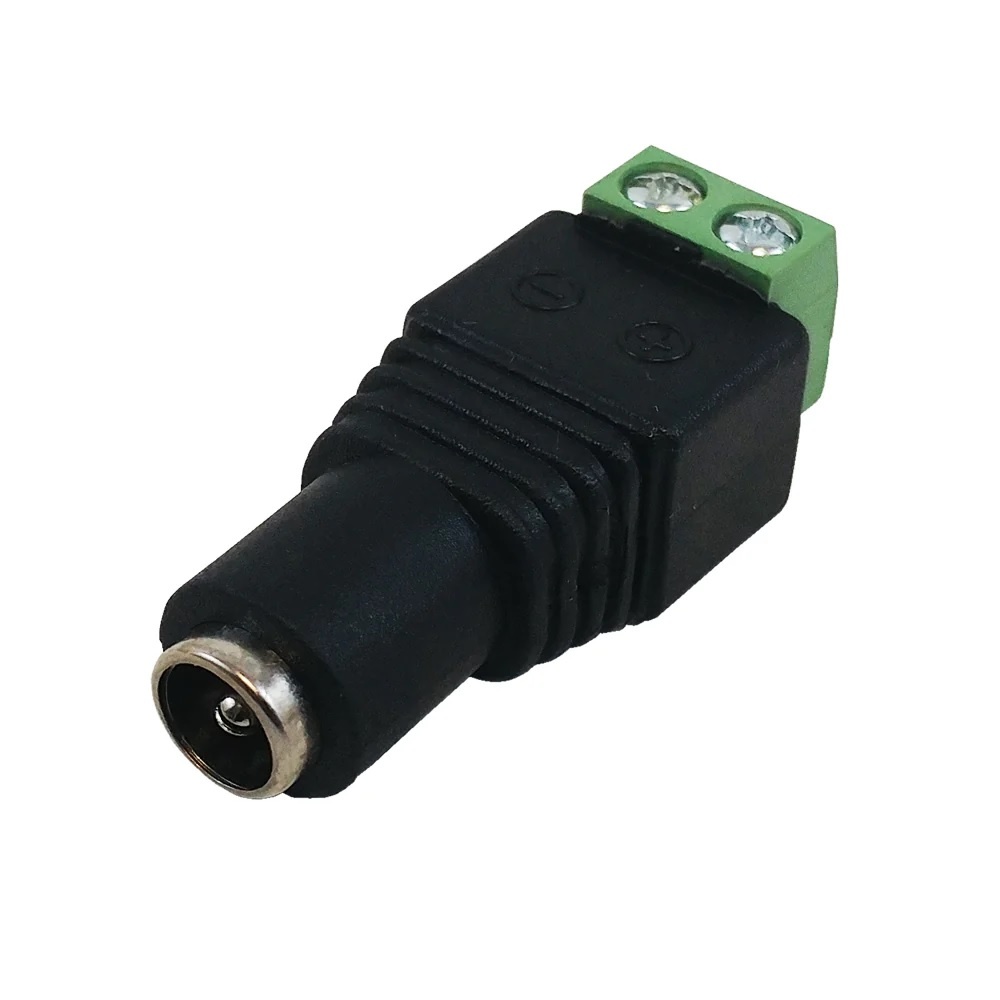 Conector Ficha 12v CCTV hembra 2.1mm