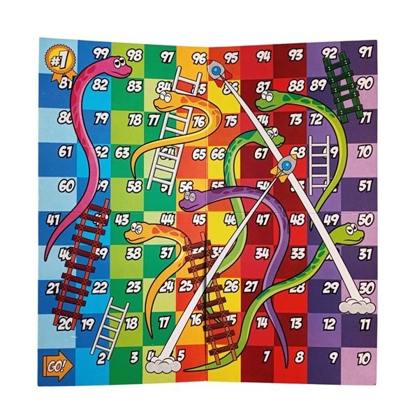 Juego de mesa 2en1 ludo y viborita en caja GGB - Imagen 2