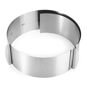 Molde aro ajustable 16-30cm max. 12cm alto en caja  Cake Ring