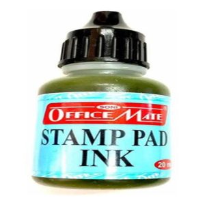 Tinta Para Almohadilla Sellos Negro, Azul Office Mate