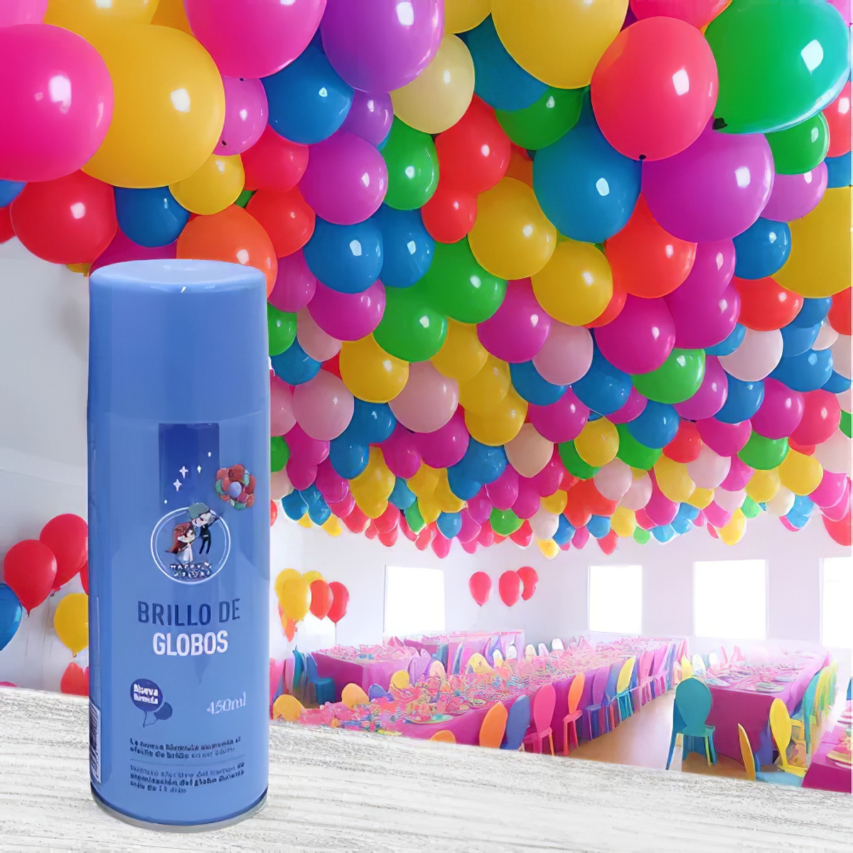 Brillo para globos 450ml