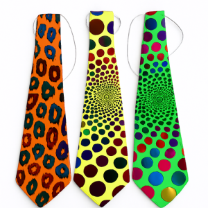 Corbata Metalizada o estampada carton