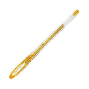 Lapicera uni Signo Gel 0.5 mm c/Brillantina oro/plata