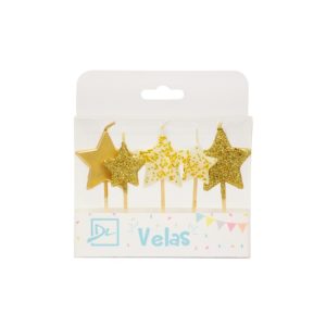 Vela Estrella Oro X 5 Dl