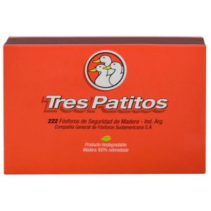 Fosforos de madera 100% Tres Patitos 222 unidades