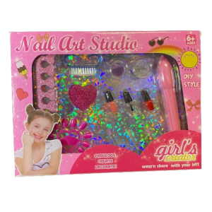 Caja Manicura Con Torno Y Accesorios Nail Art Studio