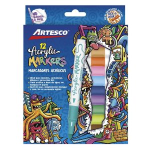 Marcadores Artesco Acrílicos 12un
