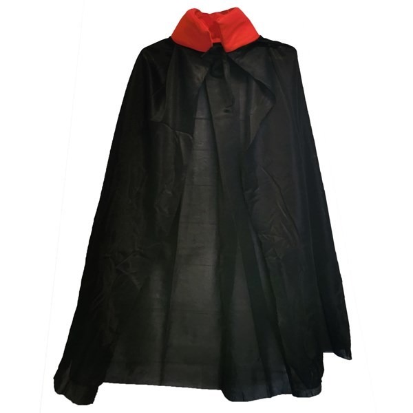 Capa de mago con cuello negro