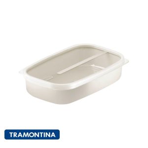 Recipiente Pote 1,7lt rectangular c/tapa Tramontina INDUSTRIA BRASILERA