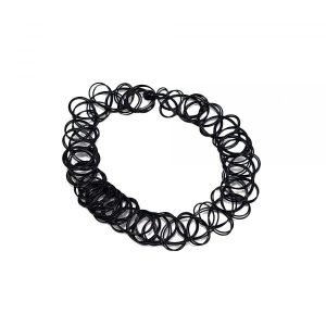 Collar extensible choker negro x1