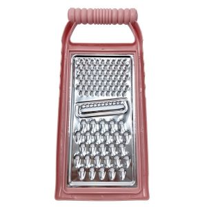Rallador de metal con borde plástico, en bolsa varios colores