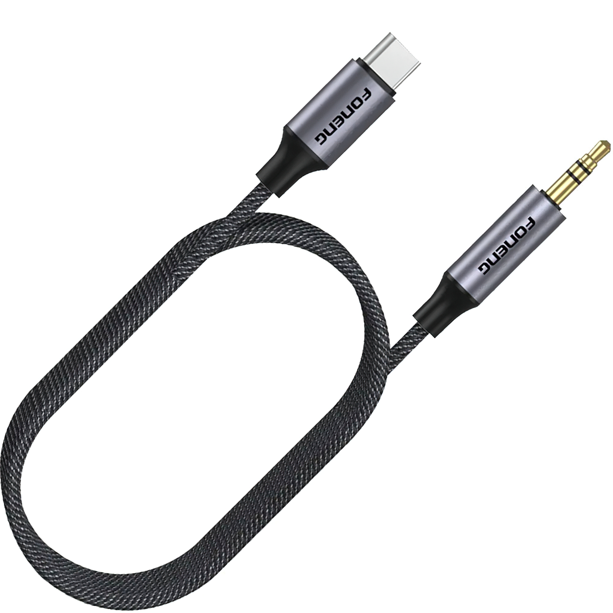 CABLE AUDIO 3.5MM A TIPO-C BM31 METALICO 1M FONENG