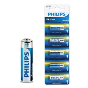 Pila LR27/ A27 / V27GA / E27A 12v Alcalina Philips 1 unidad