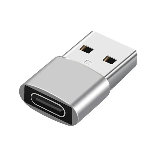 Adaptador OTG Tipo-C Hembra A USB Macho 2.0 ( BULK )