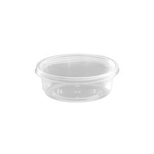Pote Transparente 118ml Con Tapa