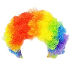 Peluca De Colores De Payaso