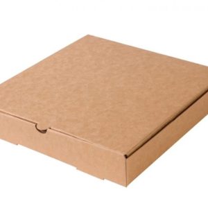Caja Para Pizza de carton microcorrugado marron 32x32