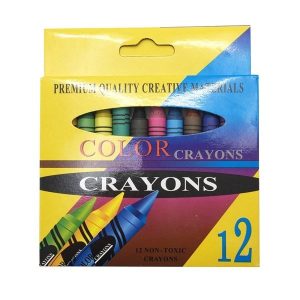 Crayolas finas 12 colores, en caja