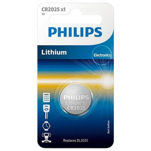 Pila CR 2025 de Litio Philips 3V