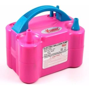 Inflador electrico para globos Rosado