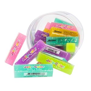 Goma de borra Jelly-Color aroma a frutas artesco