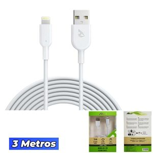 Cable USB a Lightning 3MT / 2.4A CB-158