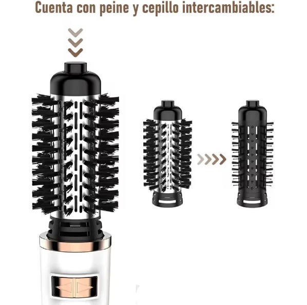Cepillo Secador de Pelo Giratorio Kemei KM-8024 / 800w - Imagen 3