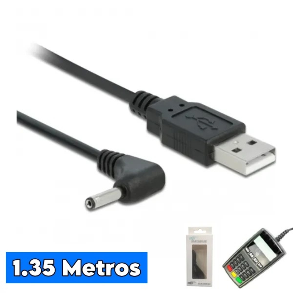 Cable Usb para Pos 1.35mt Vip / conector 90°