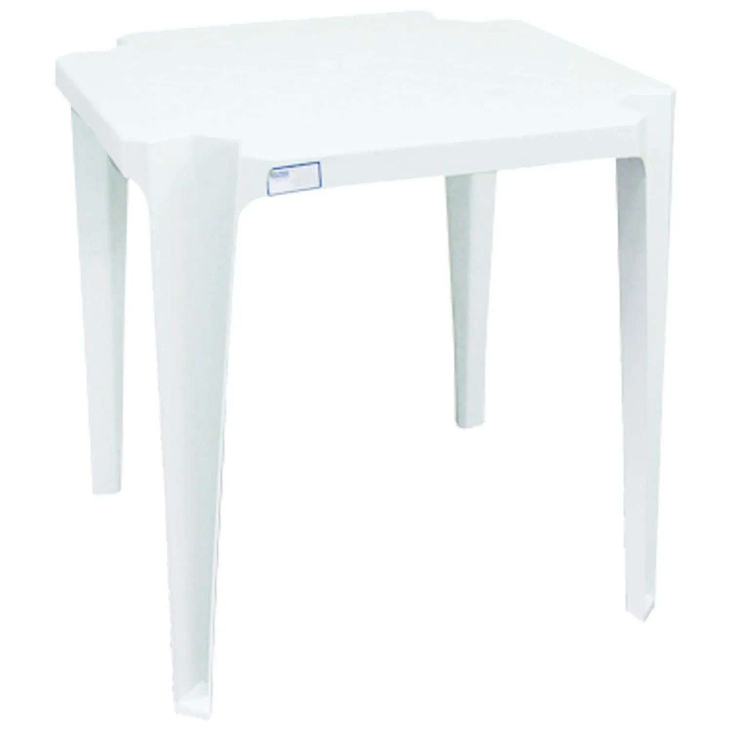 Mesa de plástico Mor 70x70x70,5